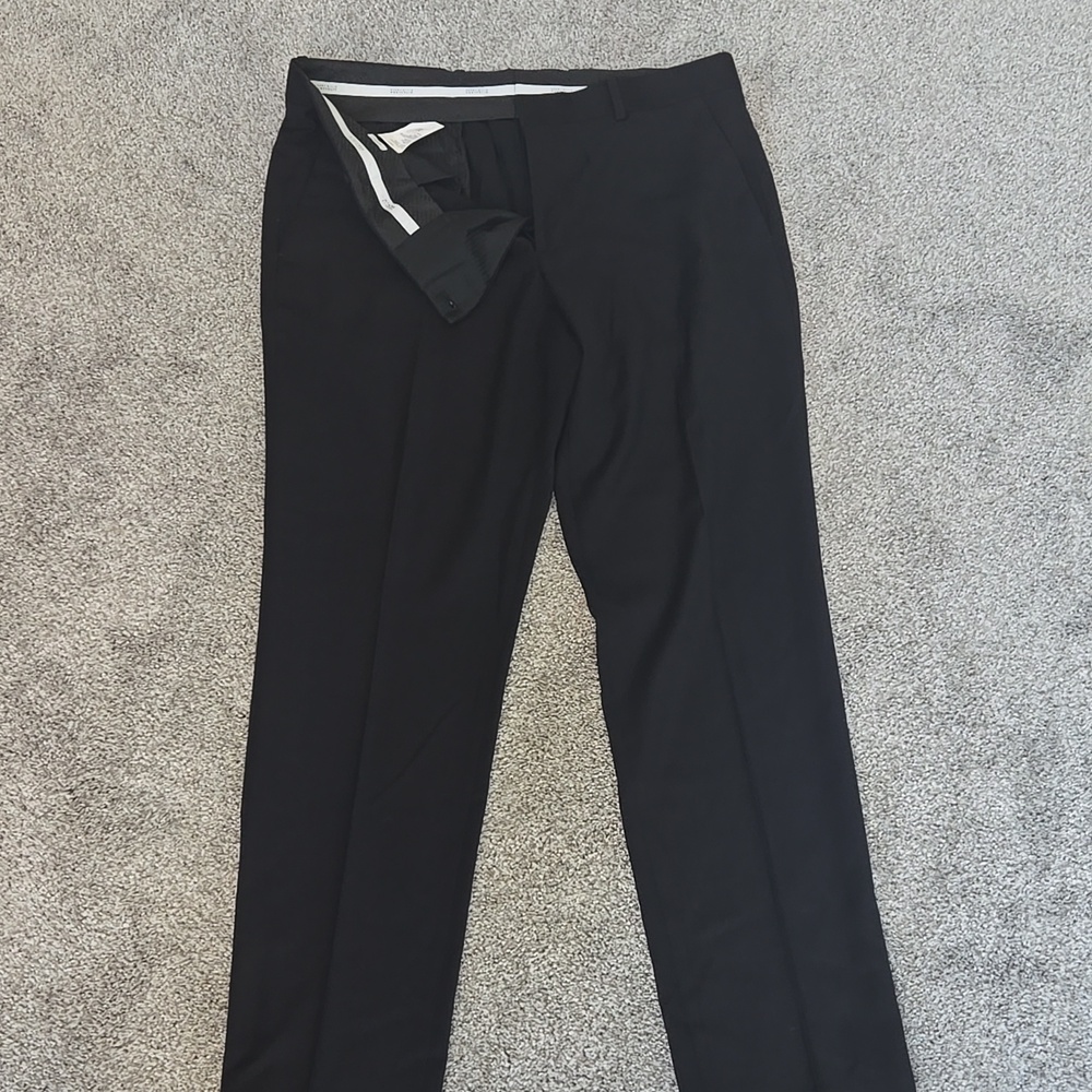 2 Perry Ellis portfolio slim fit dress pants size 34×32
